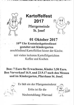 Kartoffelfest mit vielen leckeren Kartoffelgerichten