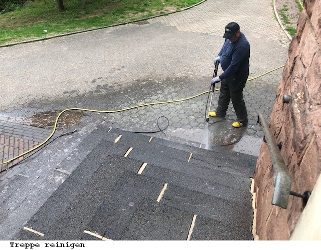 Treppe reinigen